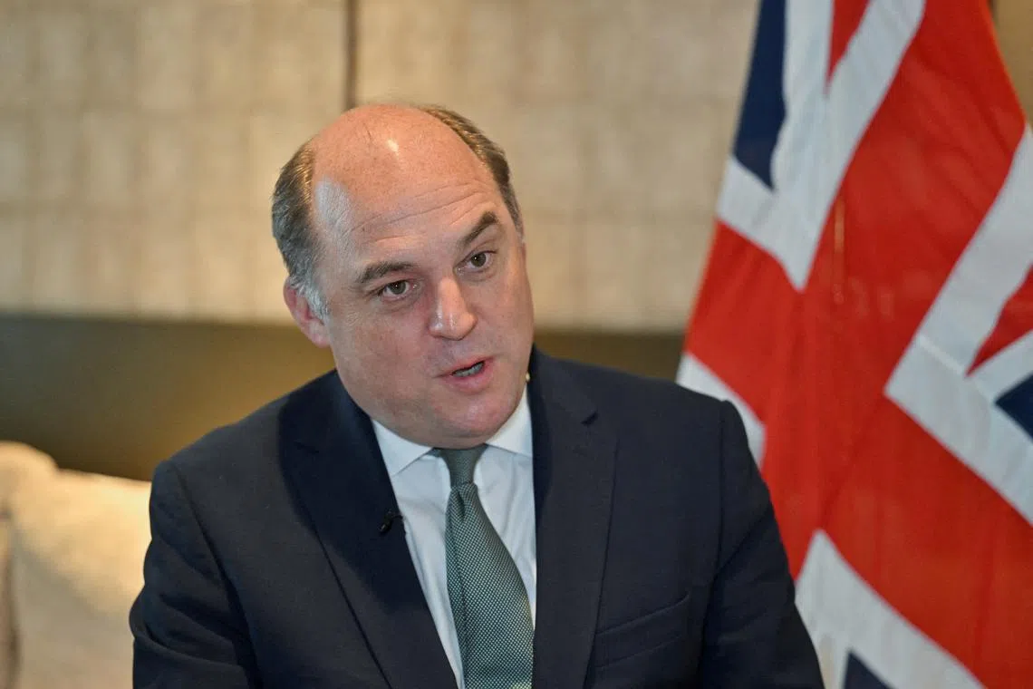British Secretary of State for Defence Ben Wallace said it is not possible to add members in the middle of a war.