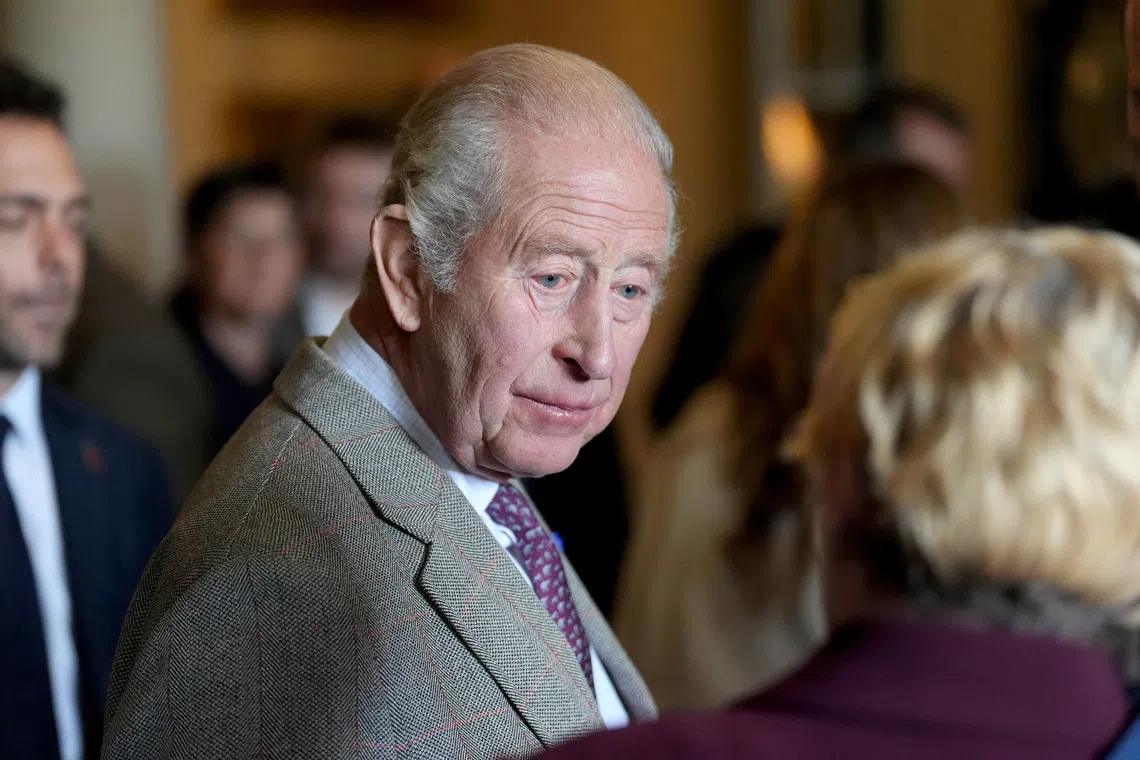 Britain’s King Charles said via a spokesperson that grief could impact reason, judgment and memory.
