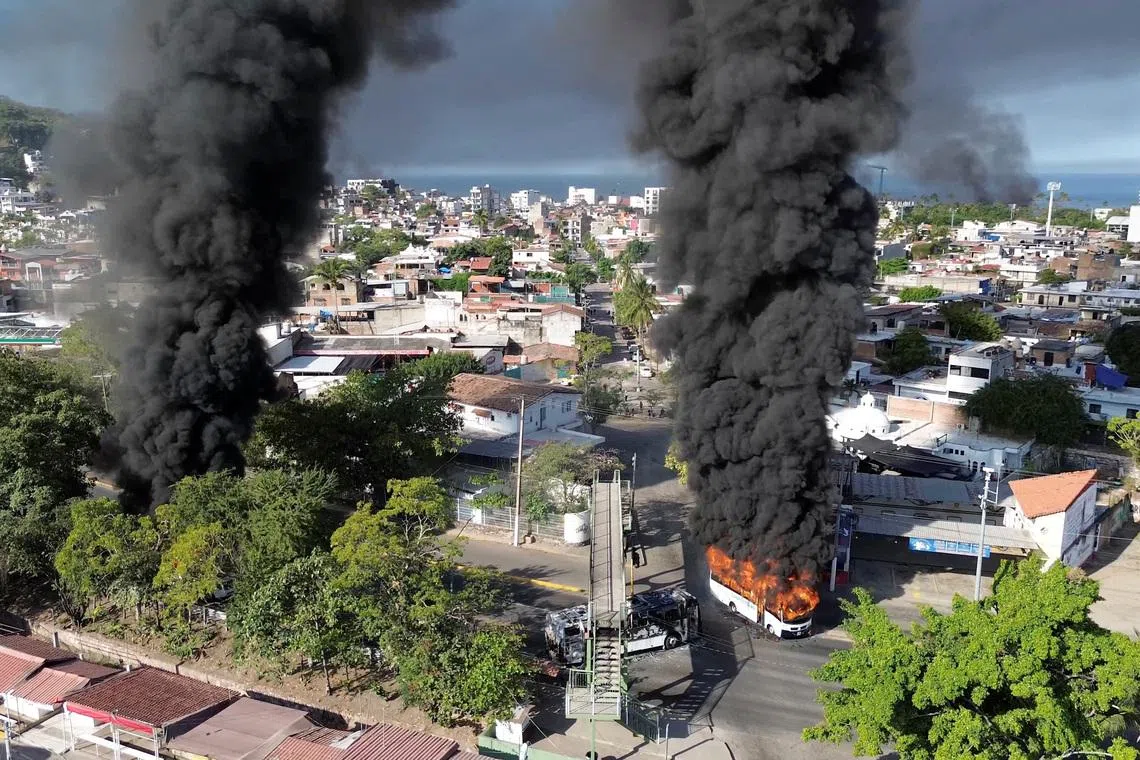 Mexican drug lord ‘El Mencho’ killing sparks revenge attacks; cars, businesses set ablaze