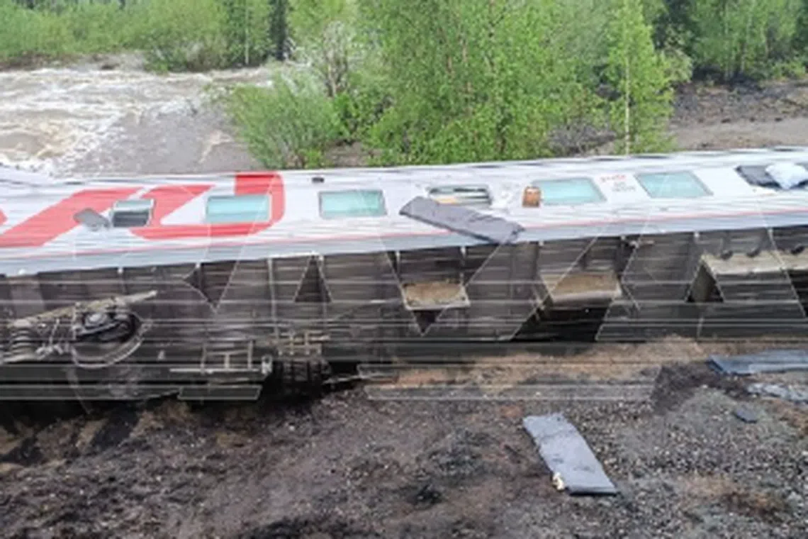 20 people were injured, three of whom were in serious condition. A total of 215 passengers had been aboard.