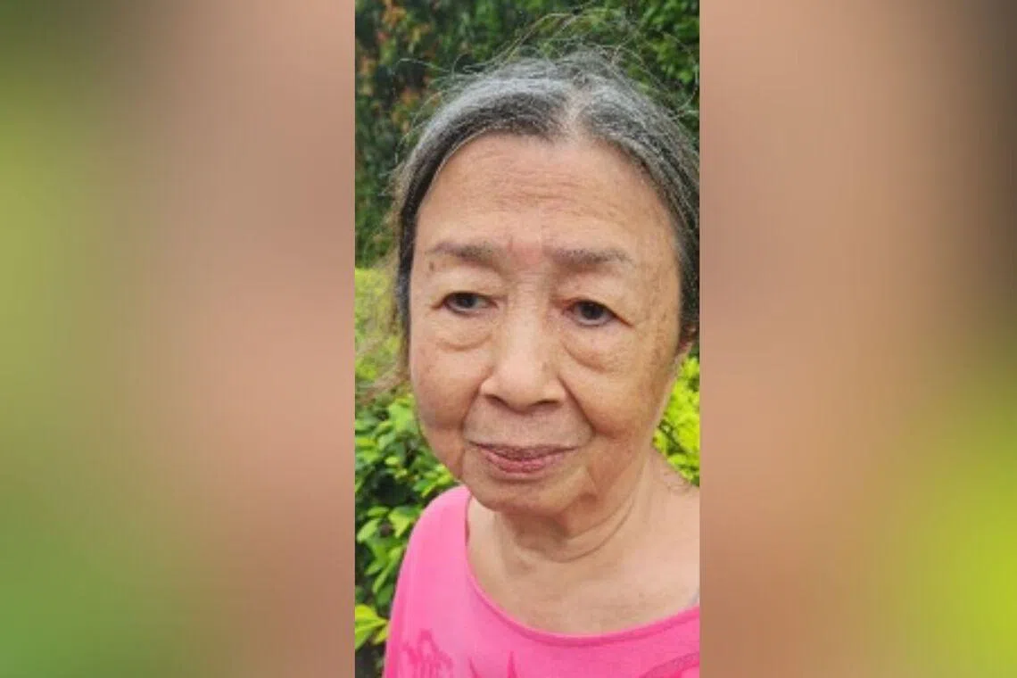 Ms Lau Miau King was last seen at All Saints Home, in 11 Tampines Street 44, on Jan 26.