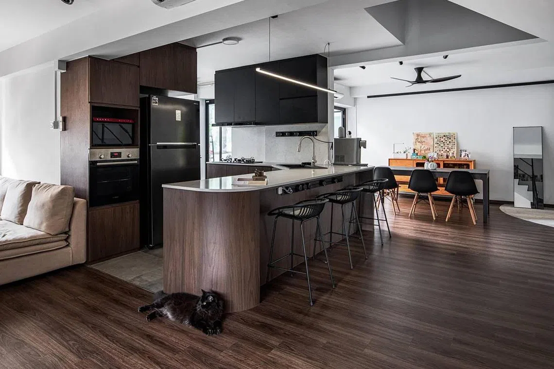 Krystal Lim’s 1,600sqft executive maisonette in Serangoon North.