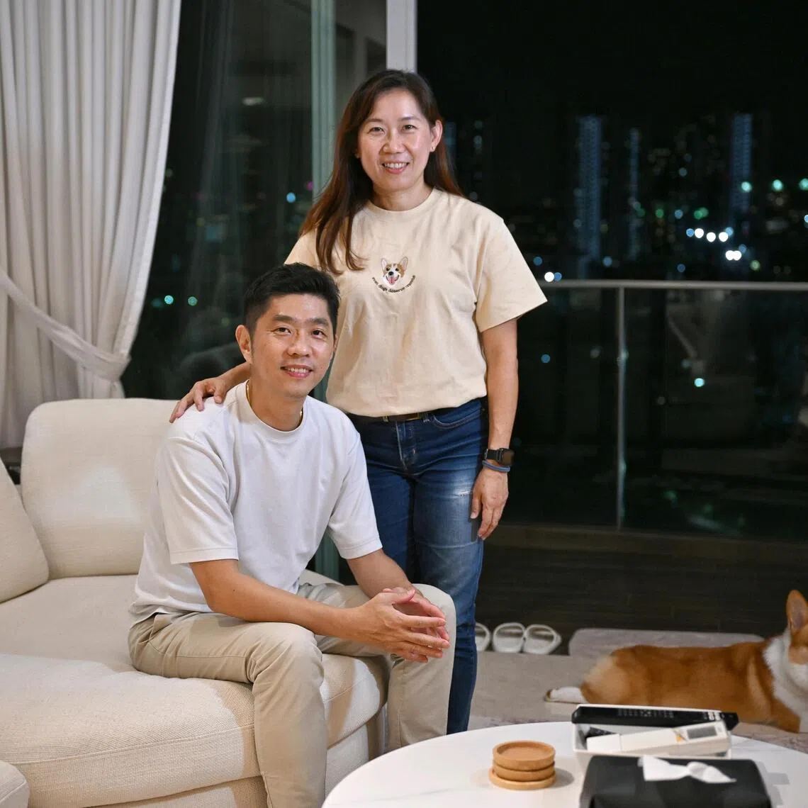 Mr Bob Chia, 52, sales director at an IT firm, with his wife, Ms Lee May Ling, 52, an admin manager, prefer to foster teens rather than babies and toddlers.