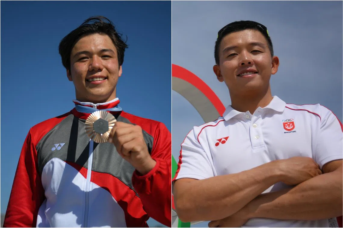 Maximilian Maeder (left) and Ryan Lo are scheduled to land at 6am on Aug 13.