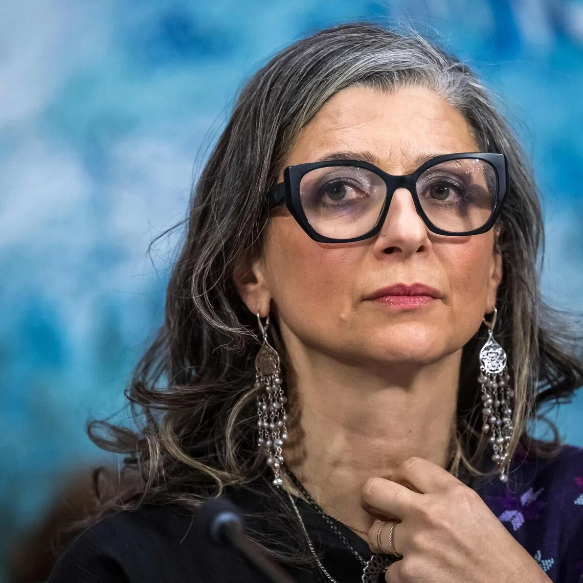 A notice on the Treasury Department’s website showed that it had reimposed a sanctions designation on Ms Francesca Albanese that blacklists her globally.