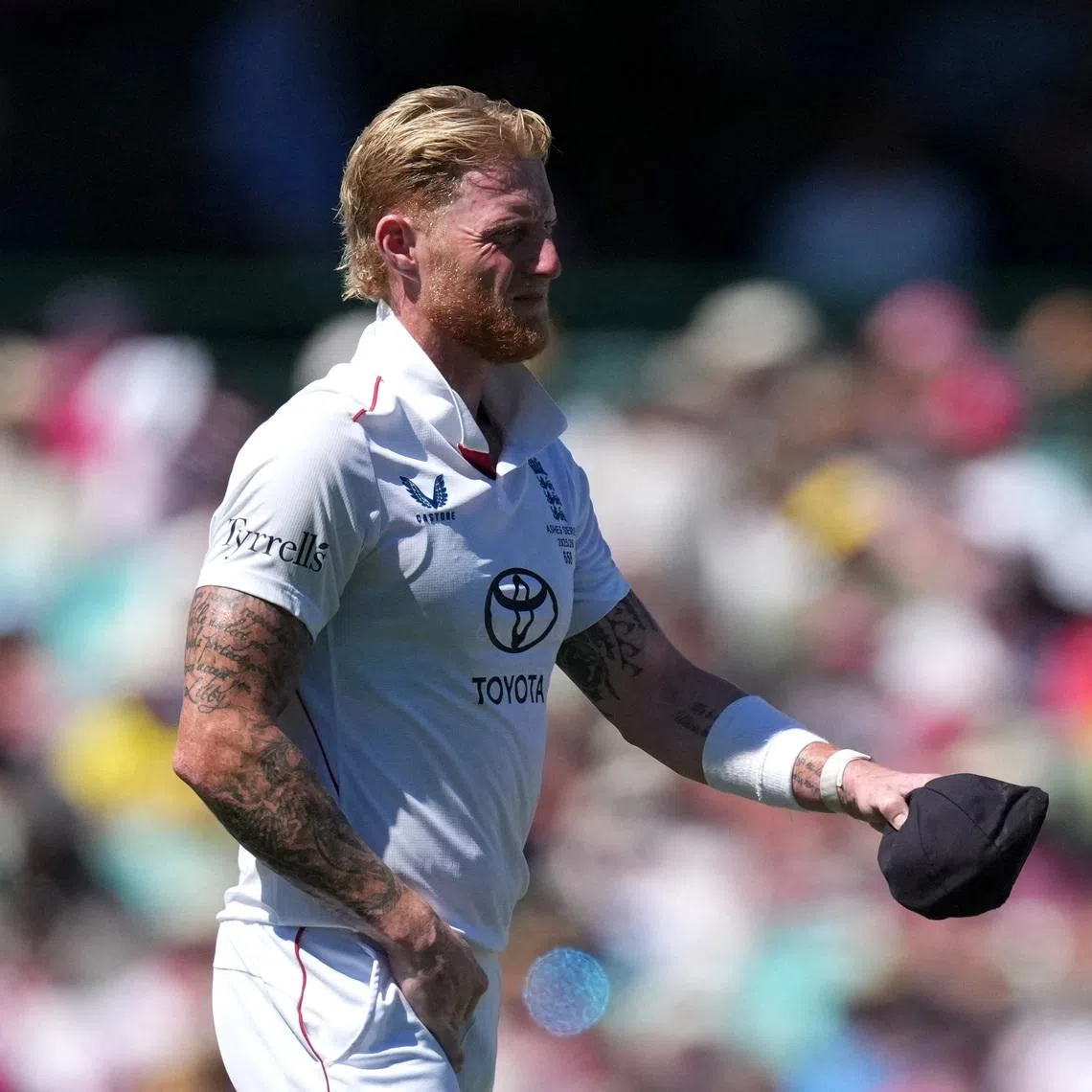 Cricket - The Ashes - Australia v England - Fifth Test - Sydney Cricket Ground, Sydney, Australia - January 7, 2026 England's Ben Stokes reacts REUTERS/Asanka Brendon Ratnayake/File Photo