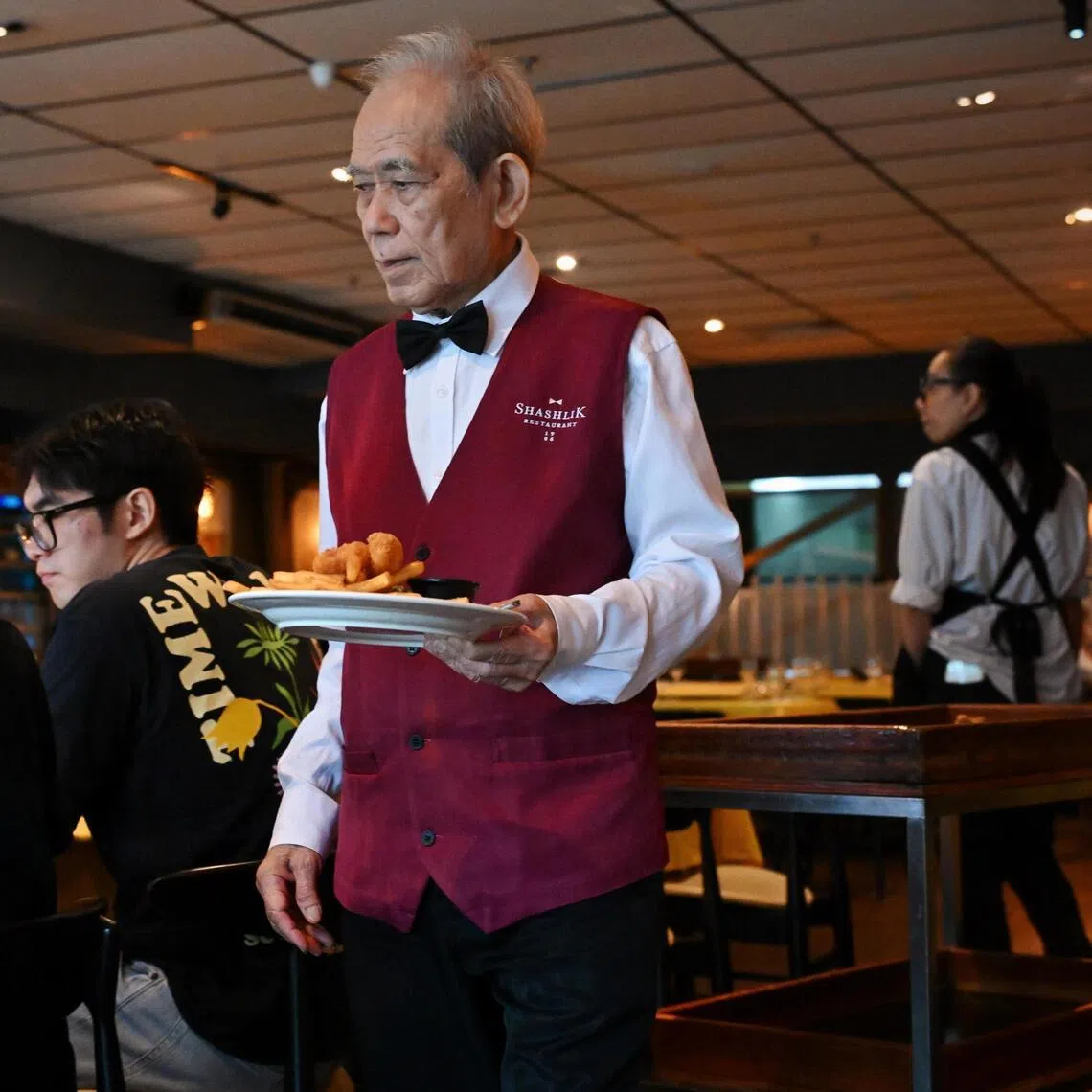 Foo Sek Chuan, 85, is Shashlik Restaurant’s longest-serving employee.