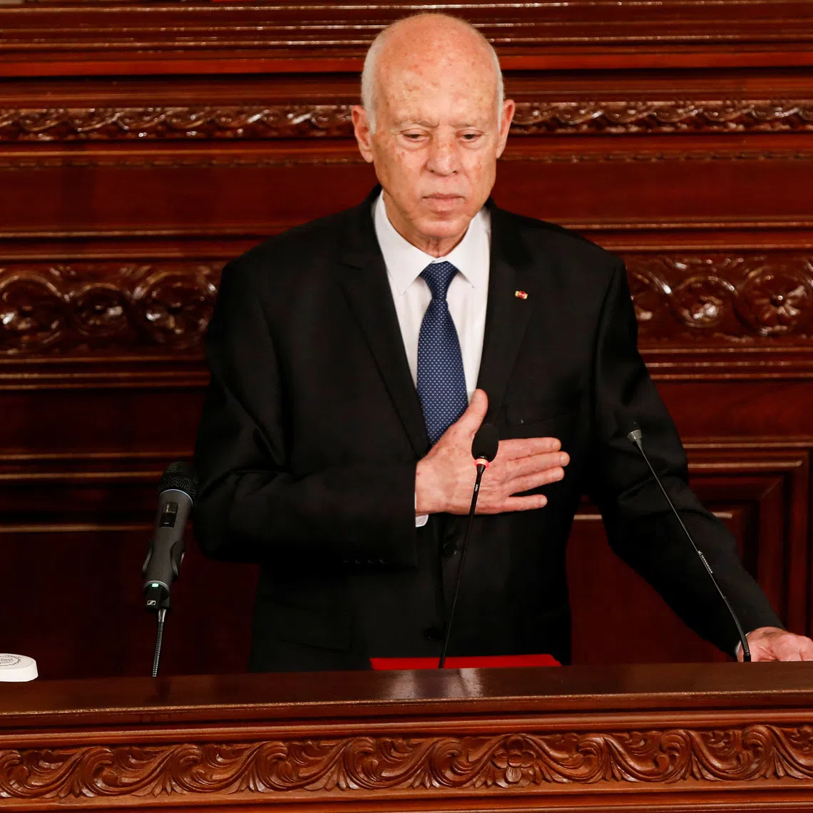 The man had been sentenced to death for Facebook posts criticising President Kais Saied.