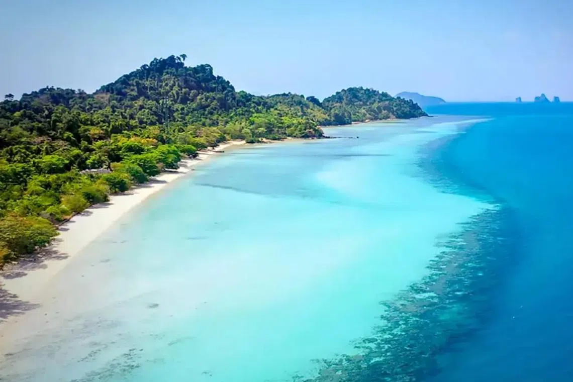 The 2.5 square km island in Trang is 10km from the southern province’s coastline in the Andaman Sea