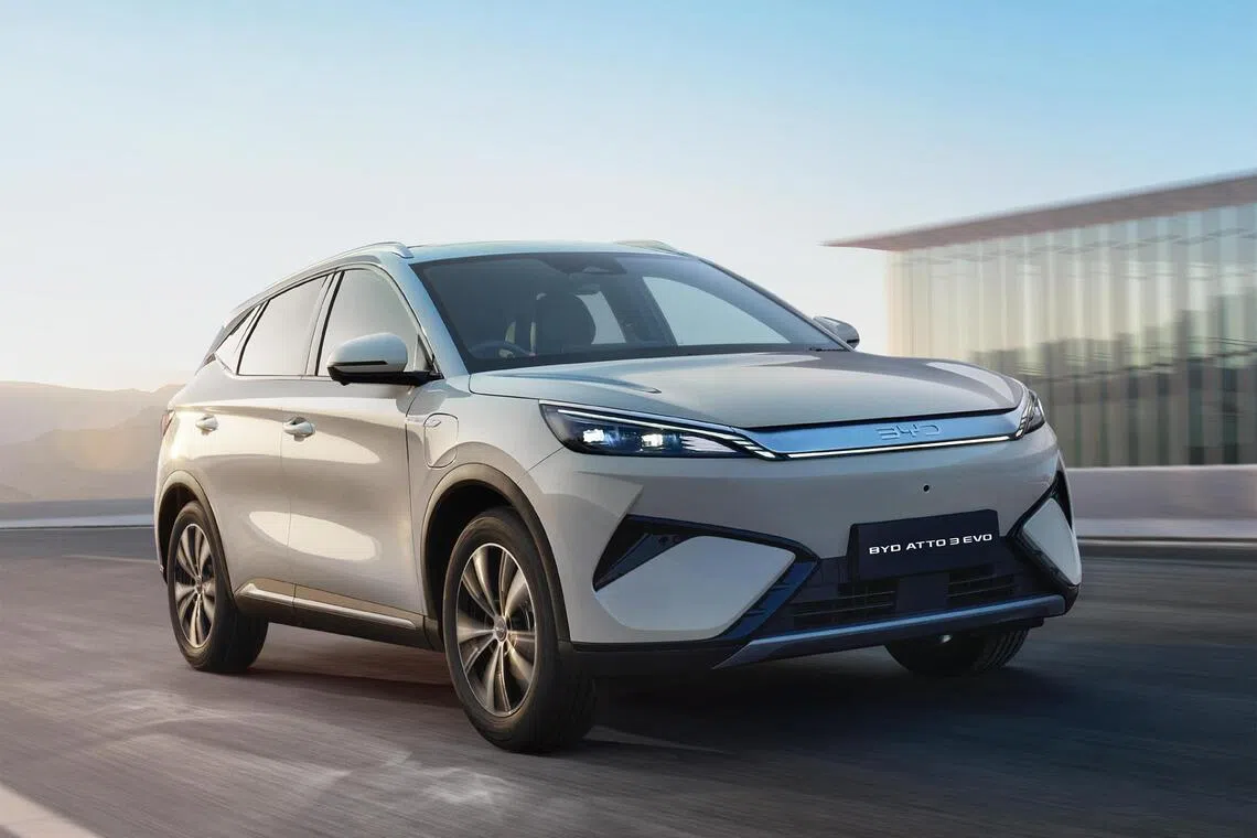 The BYD Atto 3 Evo features an update front-end and a cabin.