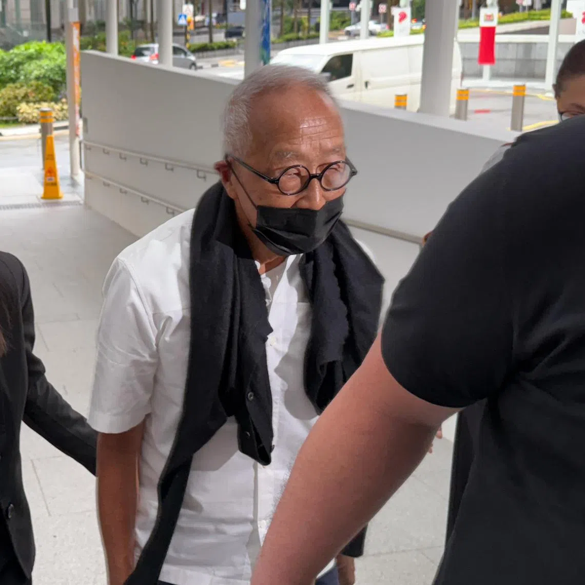Ong Beng Seng, who founded HPL and remains its controlling shareholder, arriving at the State Courts on Aug 4, 2025.