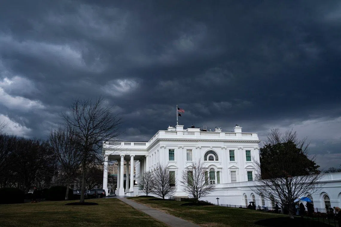 US President Donald Trump was not in the White House at the time, as he is spending the weekend at his Florida residence.