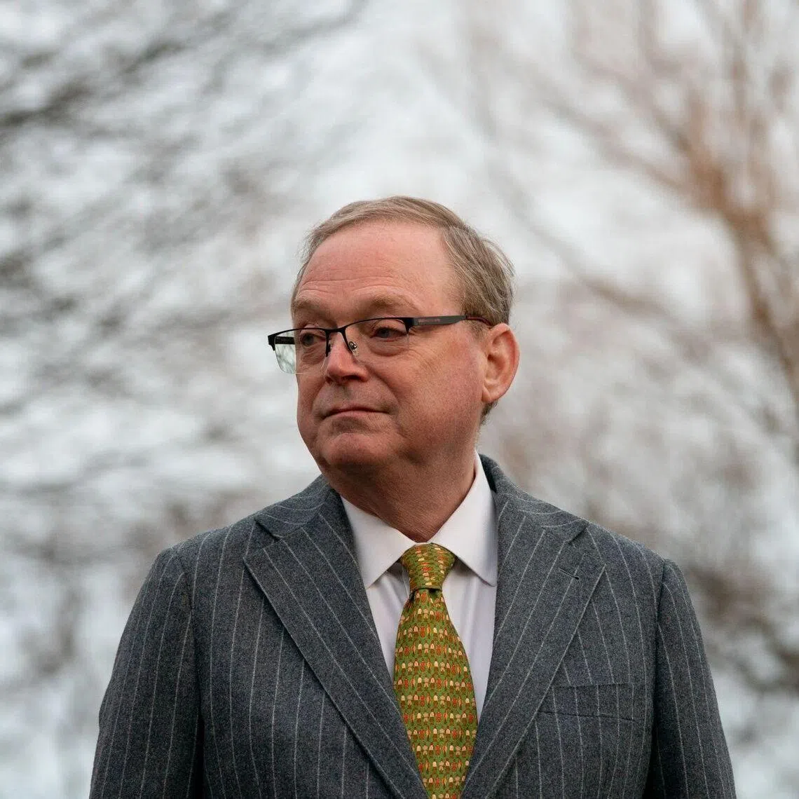 Mr Kevin Hassett (pictured) has been seen as a top contender to succeed Fed Chair Jerome Powell.