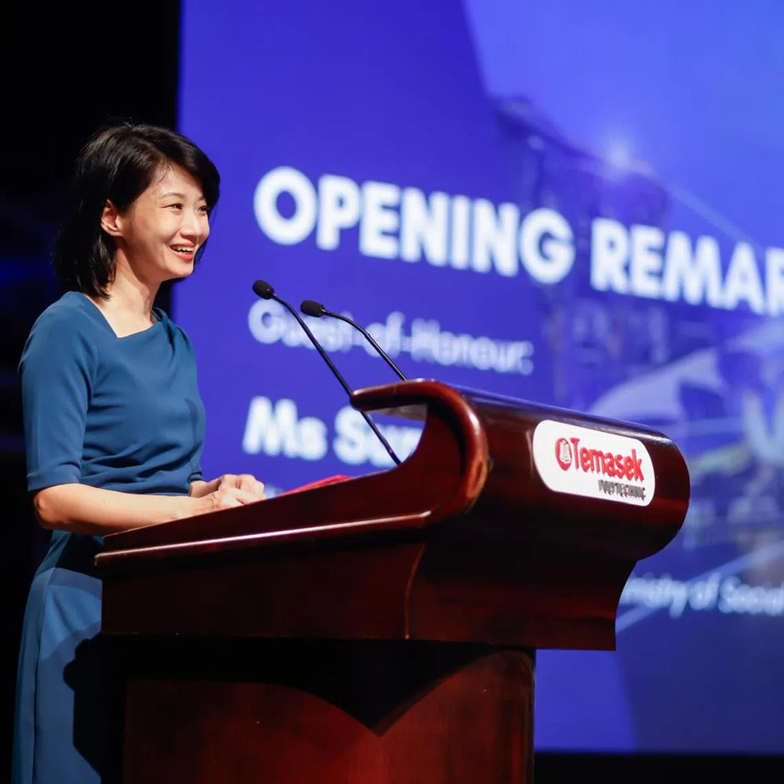 jssecurity24 - Ms Sun Xueling, Minister of State, Ministry of Home Affairs & Ministry of Social and Family Development, delivering opening remarks at the Temasek
Polytechnic Security Industry Institute-KABAM Robotics Conference on July 24, at Temasek Polytechnic.

Credit: Kabam Robotics
upload to biz float