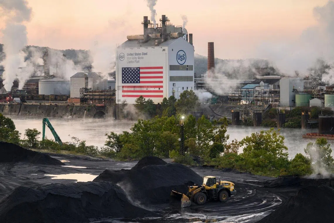 US Steel's Clairton Coke Works facility in Clairton, Pennsylvania.