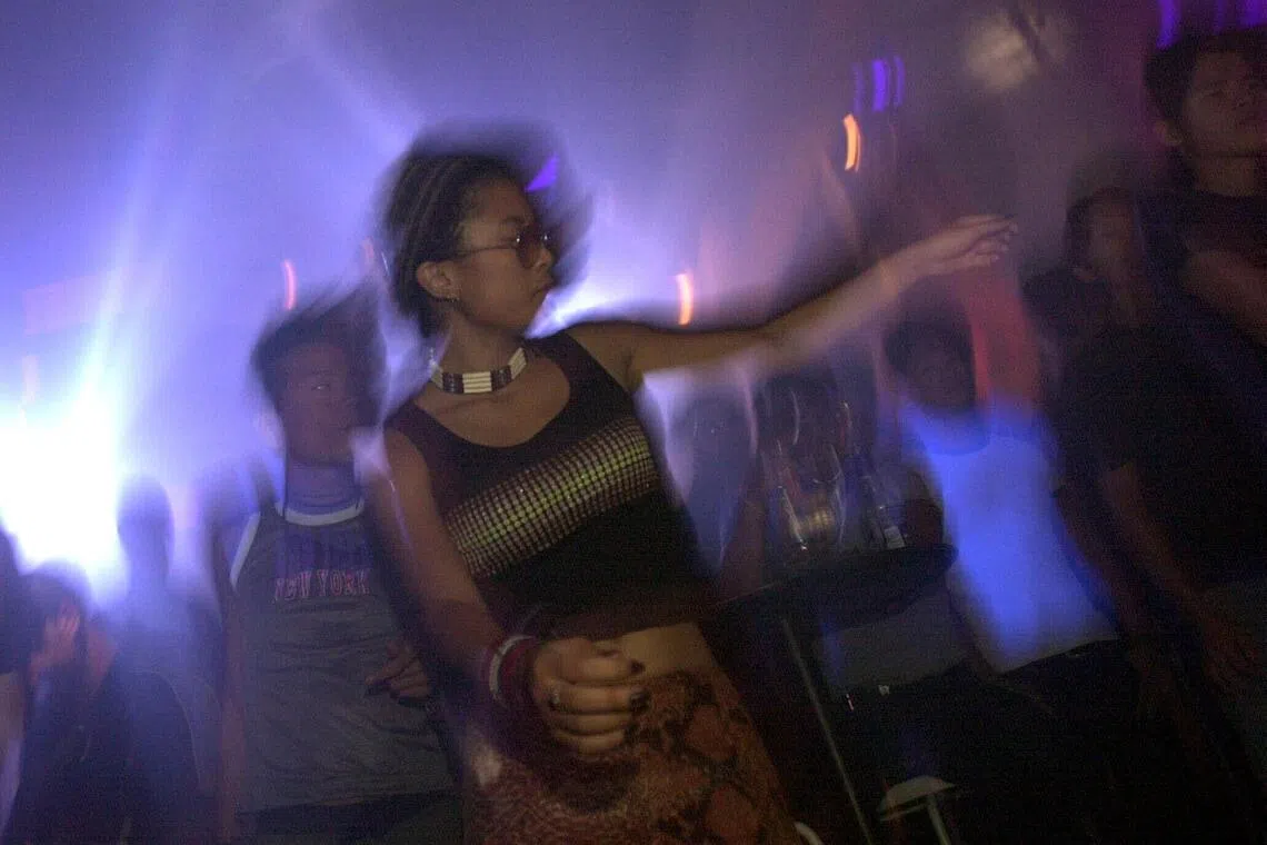 Zizi Azah Abdul Majid, 19, NUS student, partying
it up at Zouk in 2017.