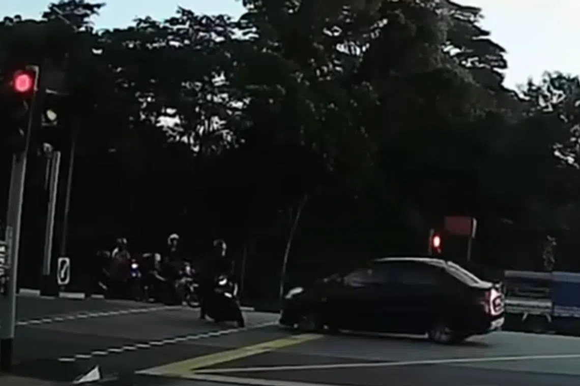 The accident happened along Yishun Avenue 8 towards Admiralty Road East at 7.40am on March 12.