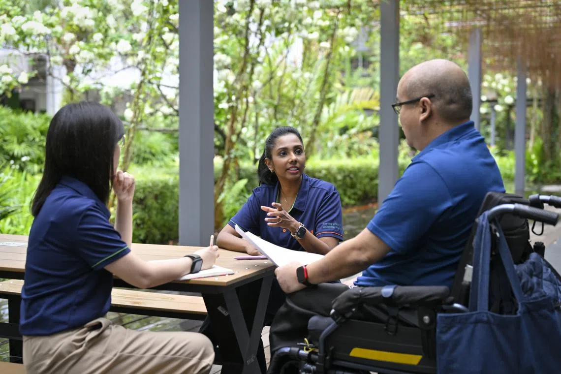 Ms Andrea Nandini, a job coach at local charity SPD, works closely with her colleagues to help persons with disabilities prepare for and sustain a meaningful career.