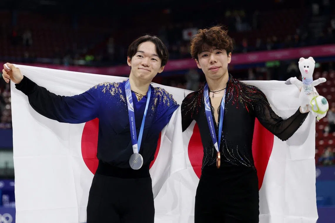 Figure Skating-Japan take silver and bronze in bittersweet night for Kagiyama