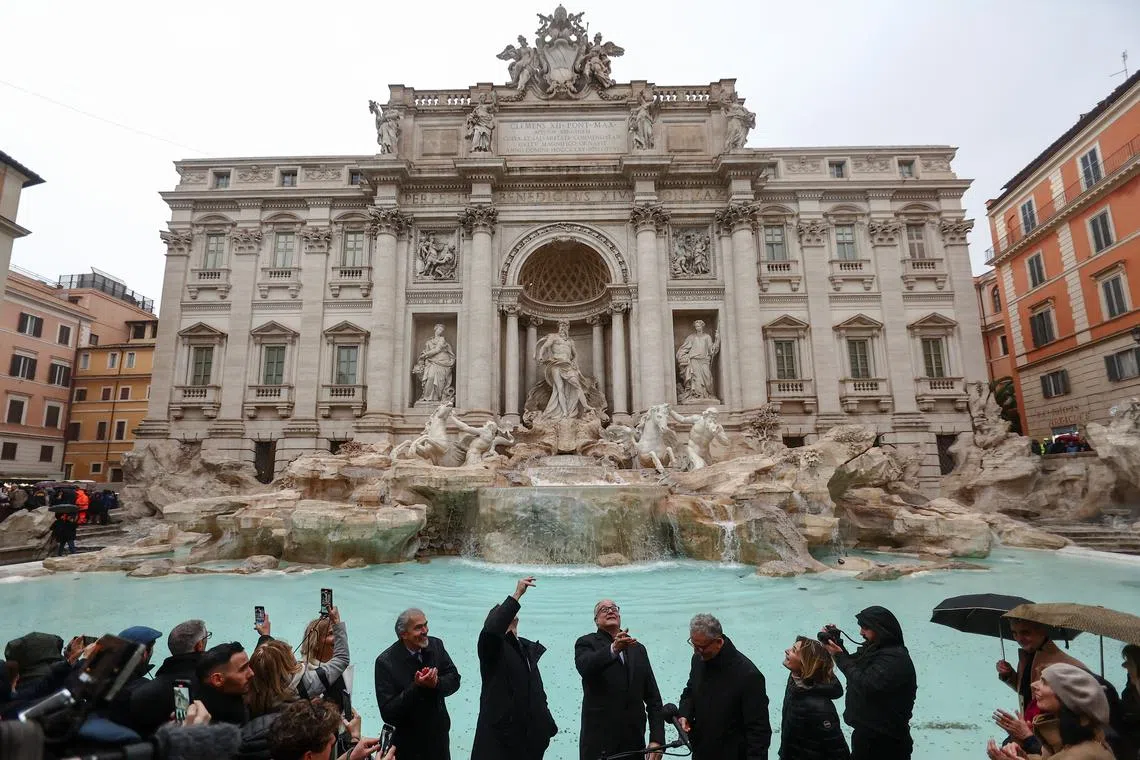 Rome has a plethora of fountains but none match the fame of the Fountain of Trevi.