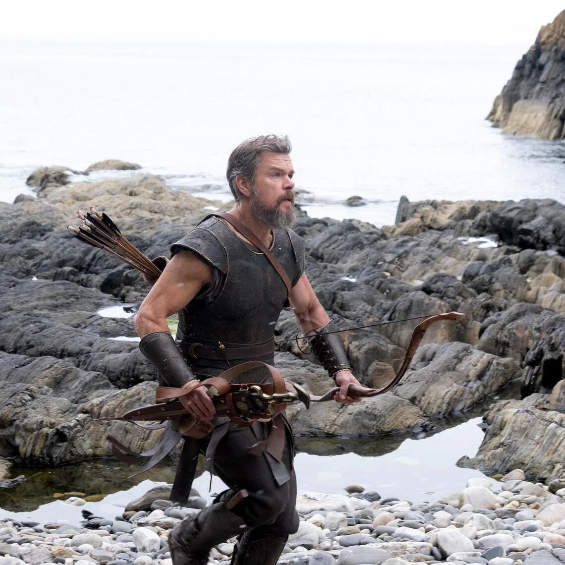 Hollywood actor Matt Damon in The Odyssey.