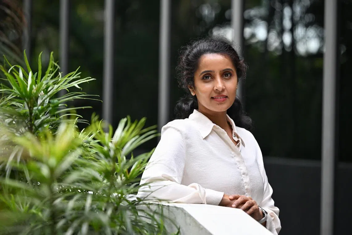 Prof Madhavi Srinivasan, Executive Director of Energy Research Institute @ NTU (ERI@N) at NUS on Jan 9, 2024.