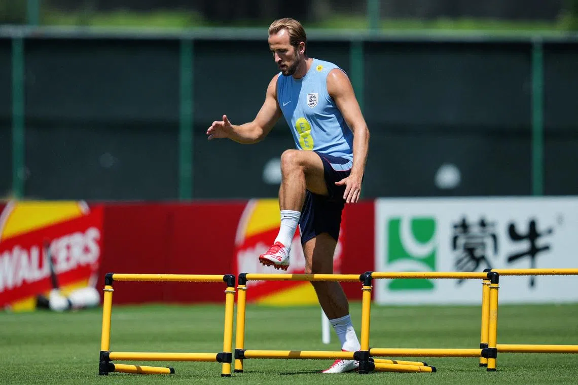 Soccer Football - FIFA World Cup 2026 - England Training - Swope Soccer Village, Kansas City, Missouri, U.S. - July 8, 2026 England's Harry Kane during training IMAGN IMAGES via Reuters/Jay Biggerstaff