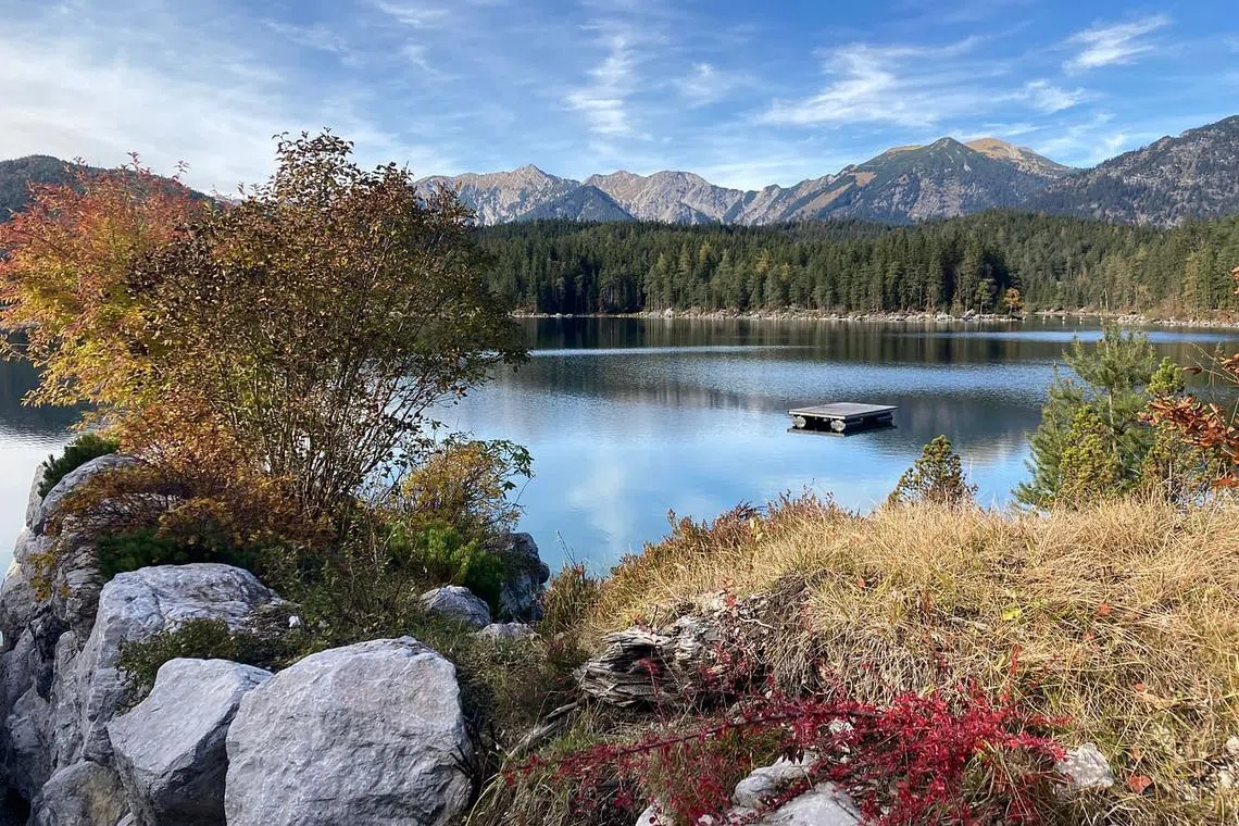 The crystalline waters and mountain vistas of Bavaria's Eibsee lake have become a hit on social media.