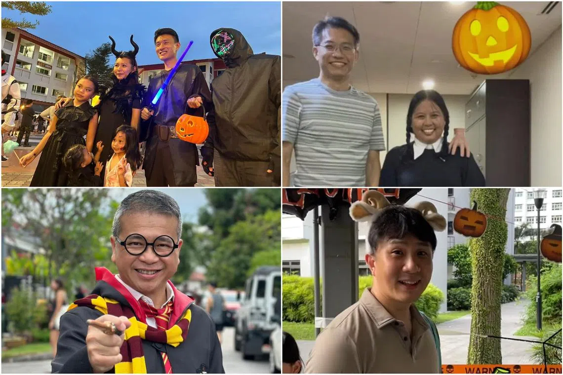 MPs here were spotted dressing up and trick-or-treating with their residents over the weekend.