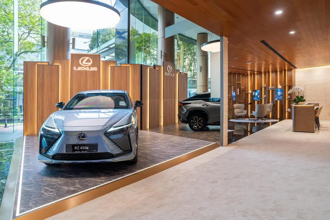Luxe life: The Lexus Boutique at Leng Kee Road had been renovated and includes an exclusive Lexus L Gallery that is dedicated to the L-Series models.