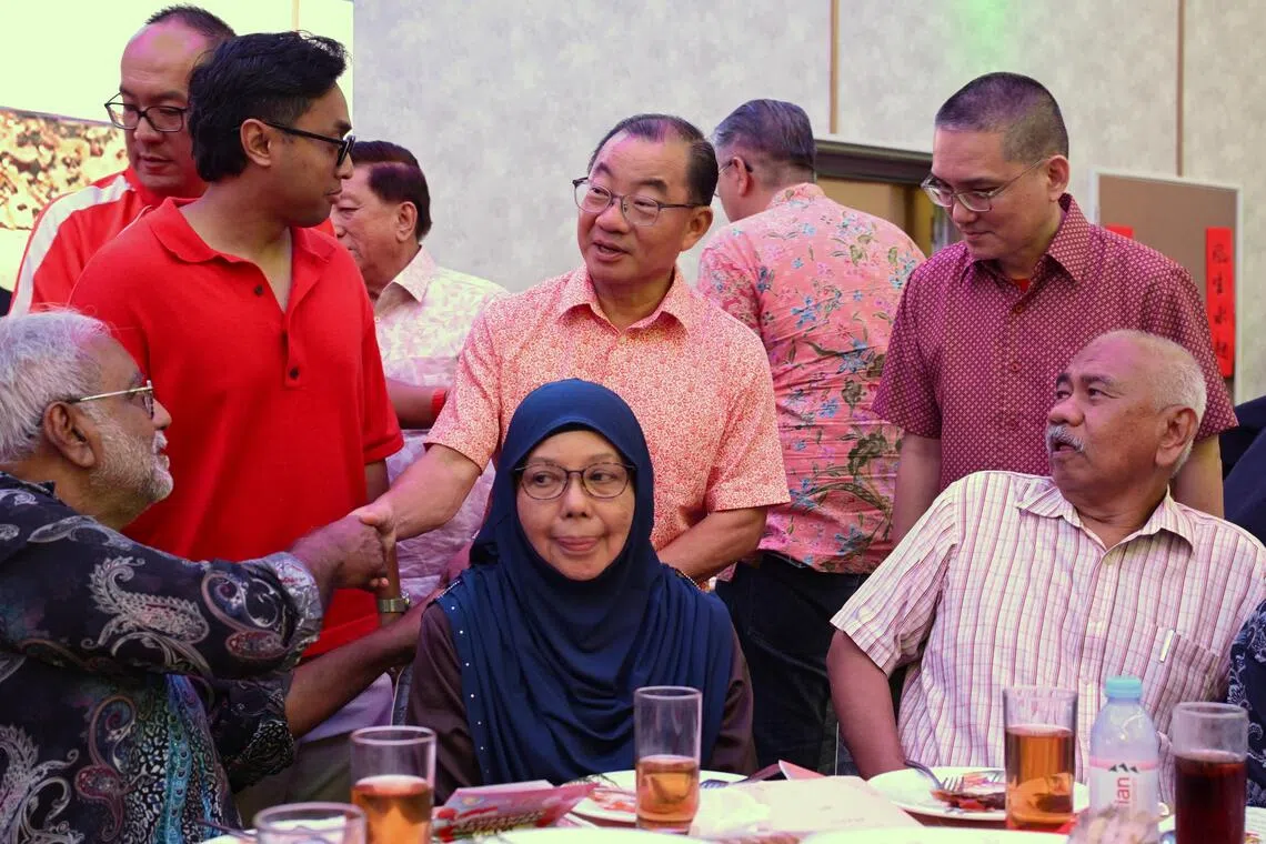 Speaker of Parliament Seah Kian Peng at Kembangan National Day Lunch on Aug 2.