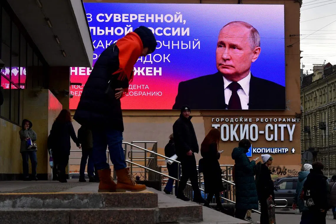 Russia's three-day vote is expected to result in President Vladimir Putin claiming another six years in power.
