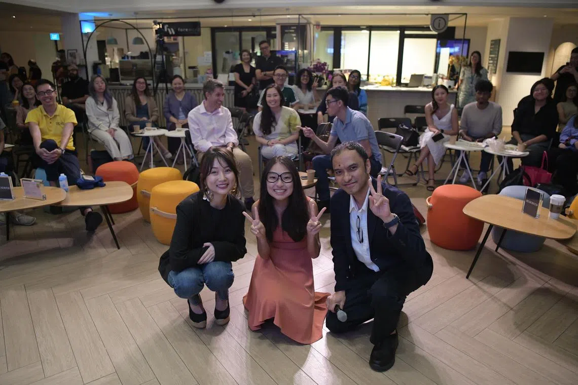 To celebrate the 5th anniversary of ST Podcasts, we had our first podcast recordings in front of a live audience of 60 youths at the intimate Temasek Shophouse venue to talk about the topic of rising sea-level threats to Singapore.