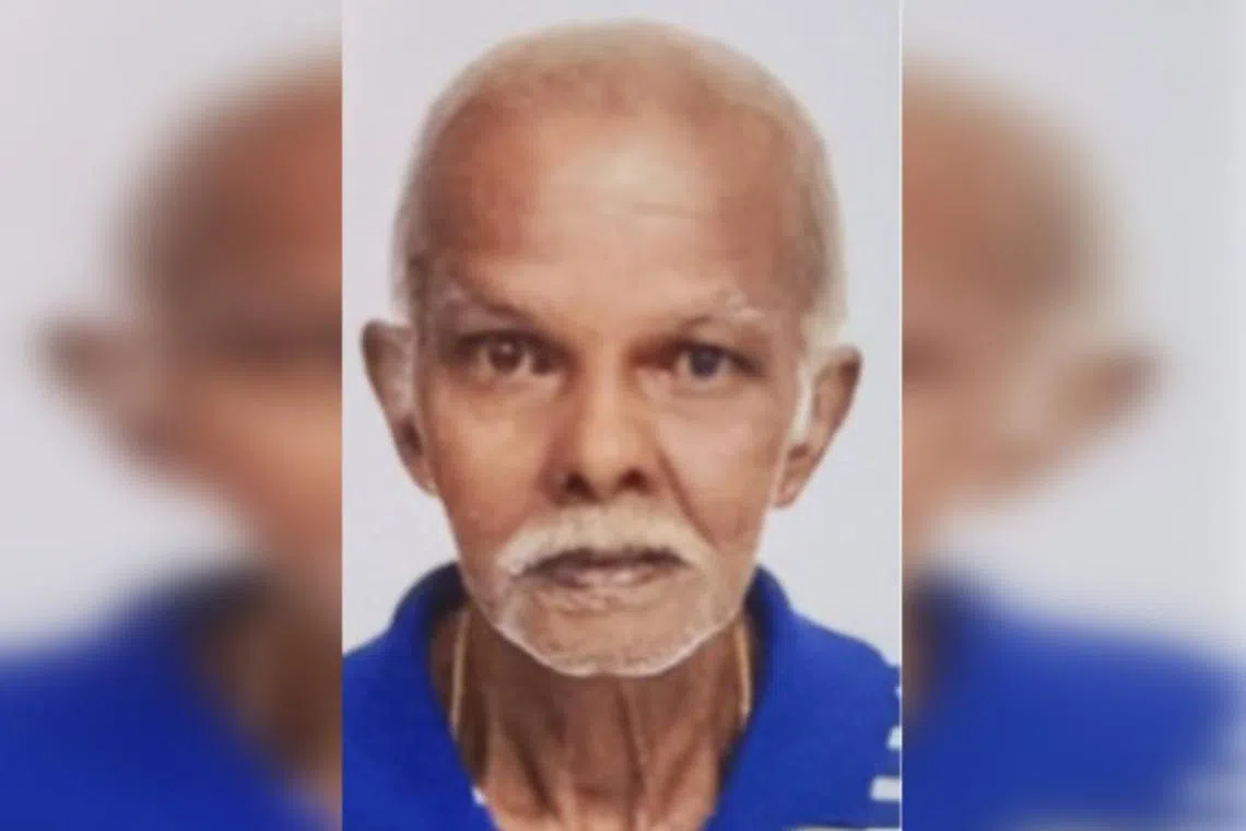 Mr Kandasamy Balakrishnan was last seen in the vicinity of Block 313 Bukit Batok Street 32 at about 5am on April 2.
