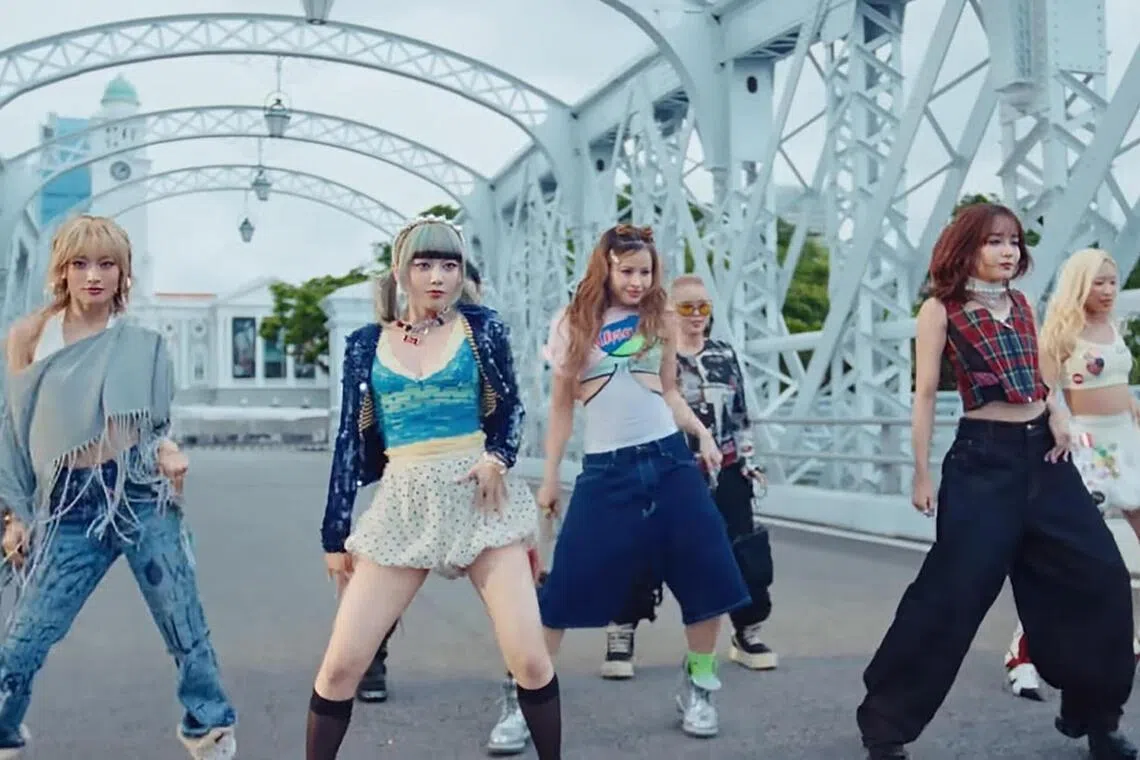 Japanese girl group XG shot the music video to their song Rock The Boat in Singapore locations such as Anderson Bridge.