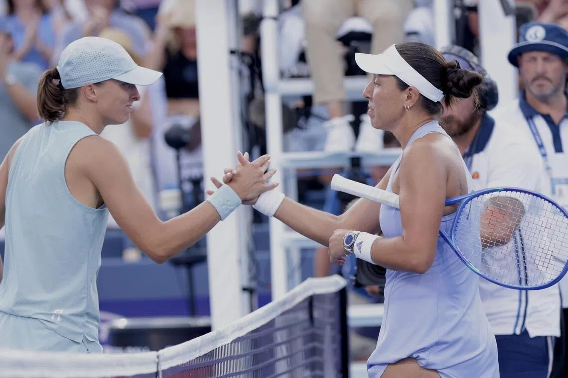 Pegula dethrones Swiatek to book Cincinnati final against Gauff