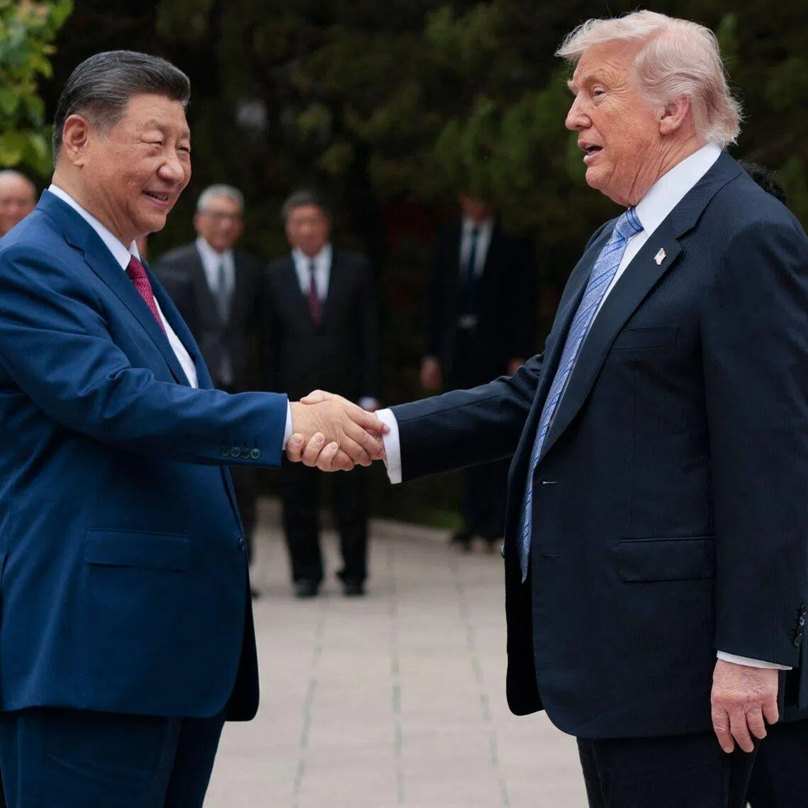 Mr Trump said the two leaders also agreed that the Strait of Hormuz must reopen.