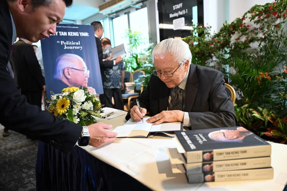 Dr Tony Tan shared how he sometimes had to go against decisions made by his predecessors – including those signed off by founding prime minister Lee Kuan Yew.
