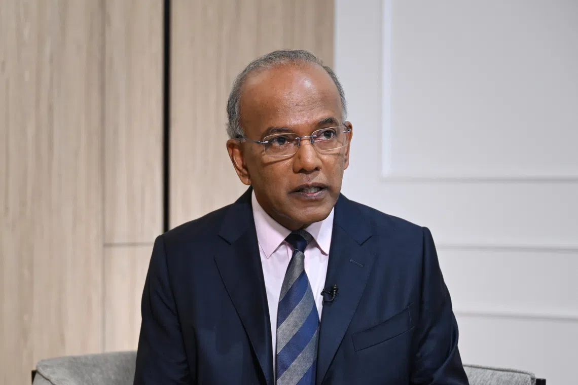 Home Affairs Minister K. Shanmugam said that police are trained and equipped to effectively neutralise such threats and arrest the offender.