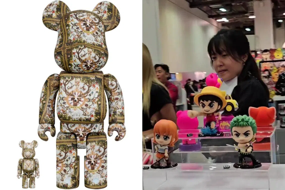 Bearbricks figures and the Pop Toy Show 