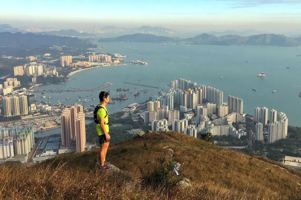 Ultra-marathon runner Stone Tsang enjoys going into nature to refresh and recharge.