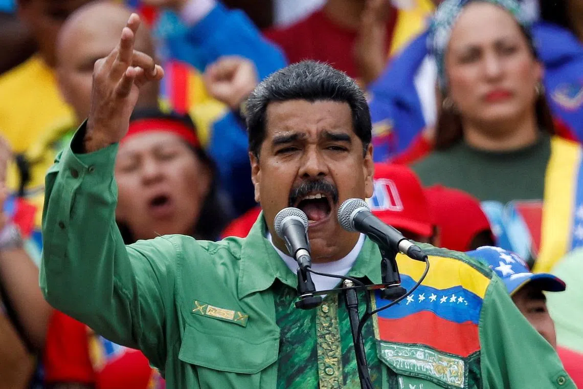 What are the charges against Venezuela's Nicolas Maduro?