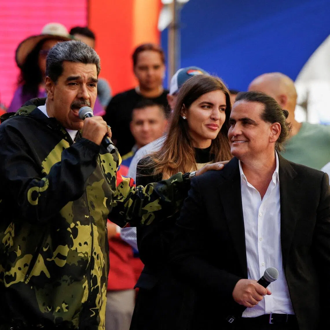 Businessman Alex Saab (right) was arrested in Caracas in February during a joint operation by US and Venezuelan authorities.