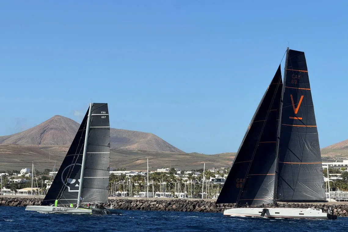 Speed demons Argo and Zoulou lead Atlantic charge as fleet sets sail