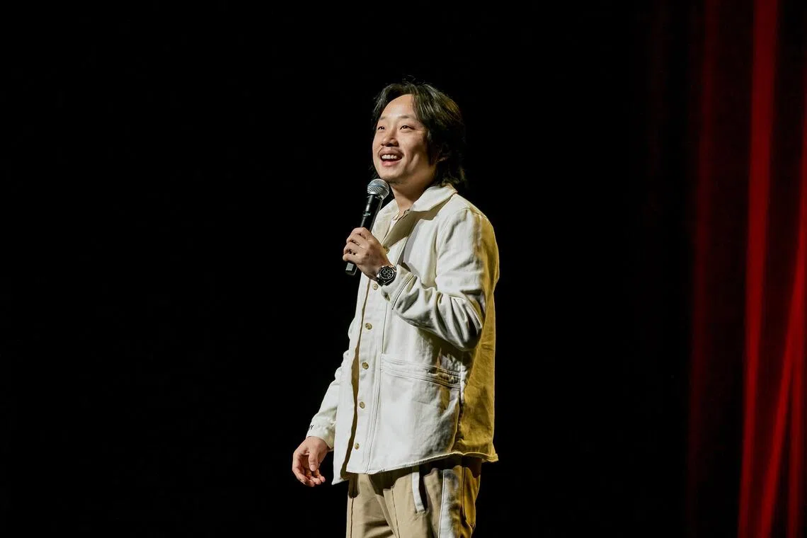 jojimmy27 - Jimmy O. Yang, on his Big & Tall standup comedy tour.

PHOTO: ASHOK KUMAR