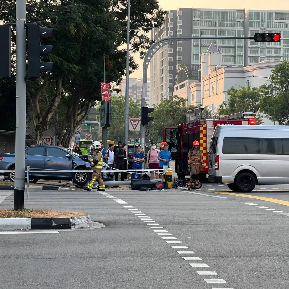 The police were alerted at about 6.20am to an accident at Sengkang East Road towards Buangkok Green on Aug 27.