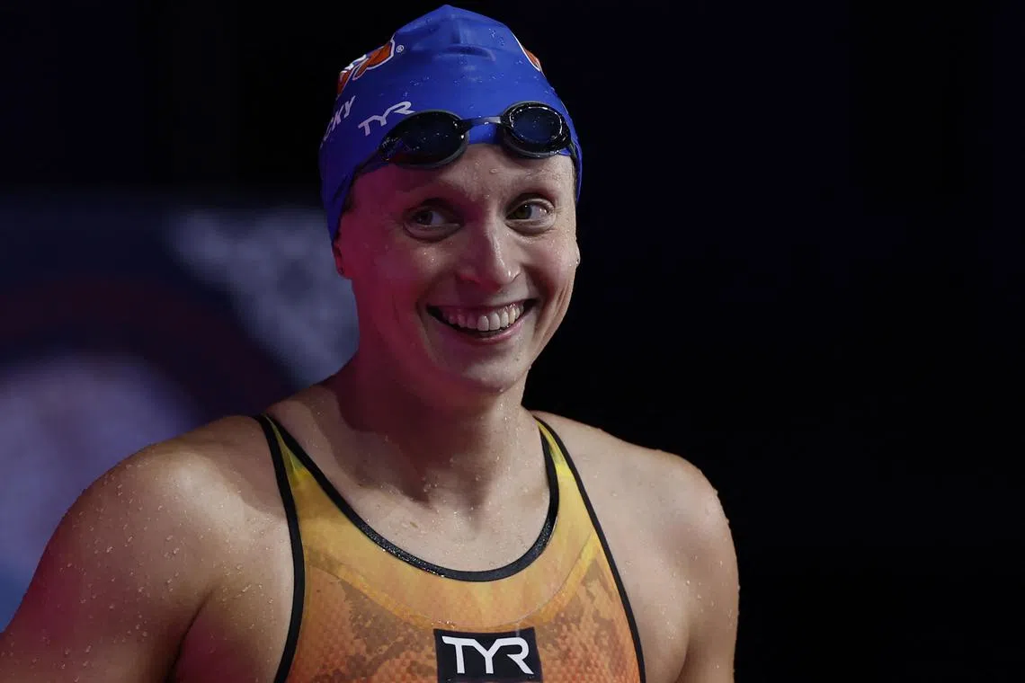 Katie Ledecky is just the eighth American swimmer to make at least four trips to an Olympic Games.