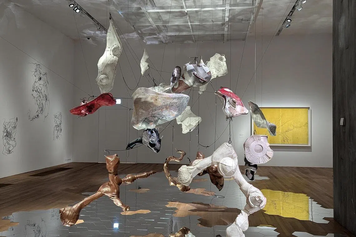 lehongkong - Lee Bul exhibit.
PHOTO: LARA EVIOTA