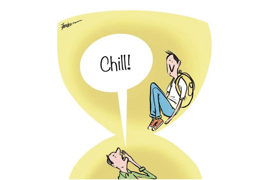 The writer wants to remind his younger self to celebrate life.