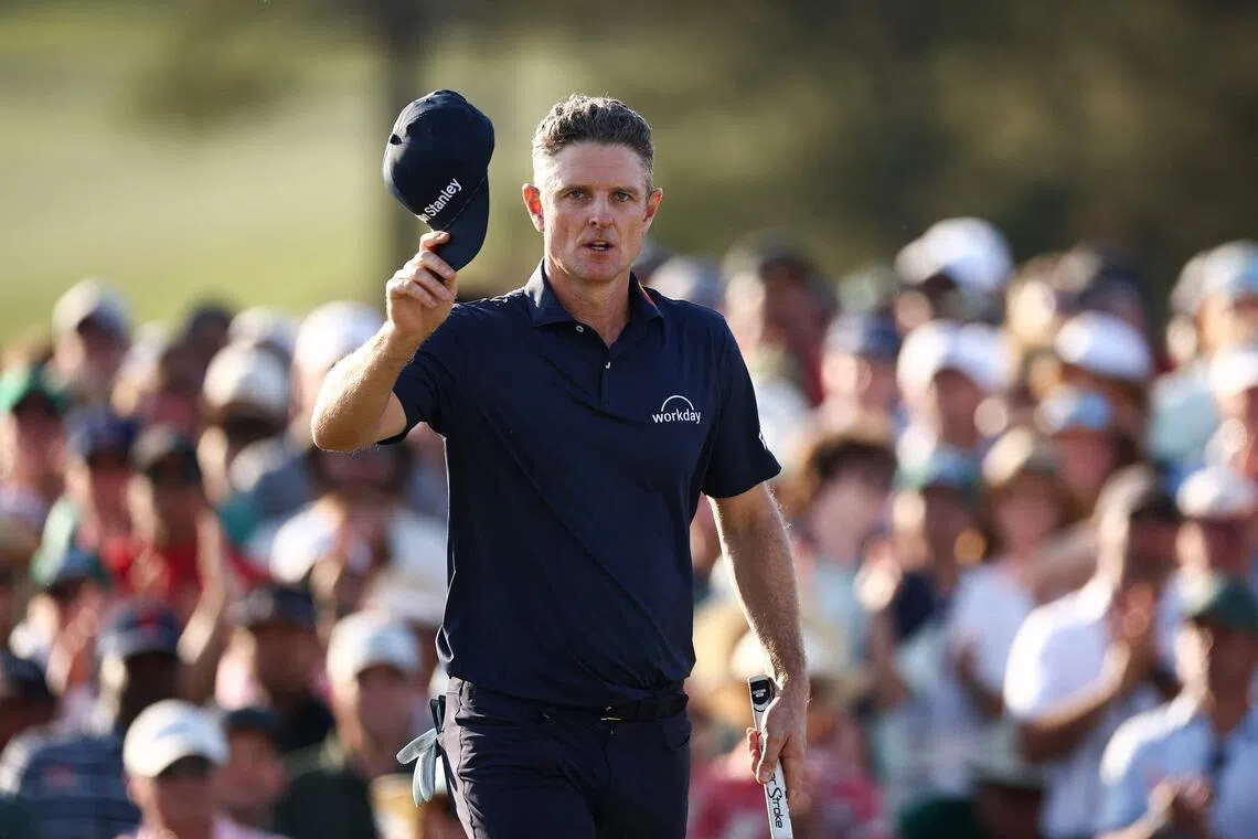 Justin Rose of England is competing at the Cadillac Championship after skipping the RBC Heritage following a tie for third at the Masters.